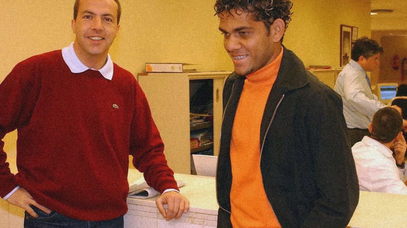 Cristóbal Soria y Dani Alves Cristóbal Soria y Dani Alves