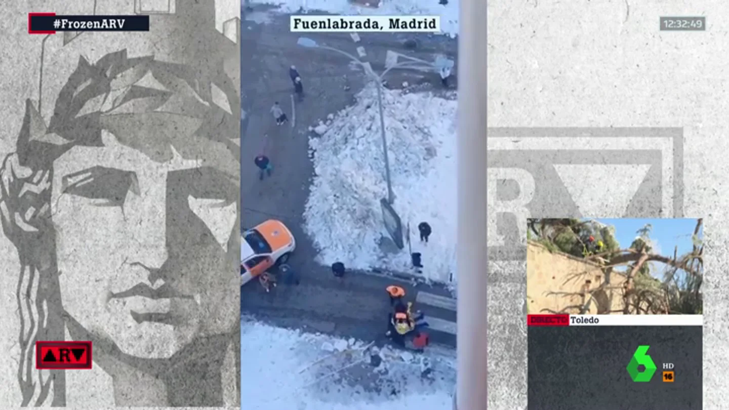 Las autoridades piden no salir a la calle "si no es imprescindible" ante el peligro de las caídas por el hielo Las autoridades piden no salir a la calle "si no es imprescindible" ante el peligro de las caídas por el hielo