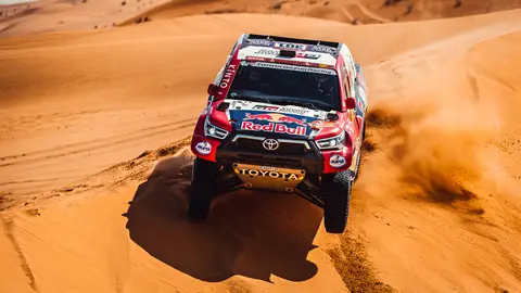 Nasser Al-Attiyah lleva cinco victorias de etapa Nasser Al-Attiyah lleva cinco victorias de etapa