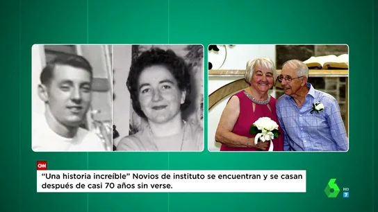 La bonita historia de amor de dos ancianos que se casan después de romper hace casi 70 años en el instituto La bonita historia de amor de dos ancianos que se casan después de romper hace casi 70 años en el instituto