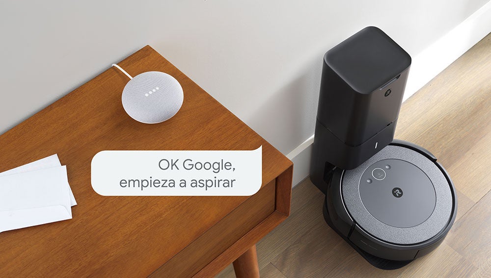 Ok google hot sale roomba