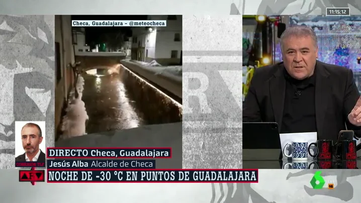 Habla el alcalde de Checa, el pueblo que ha registrado -34 grados: "Una vez pasas los -7, ya todo es lo mismo"