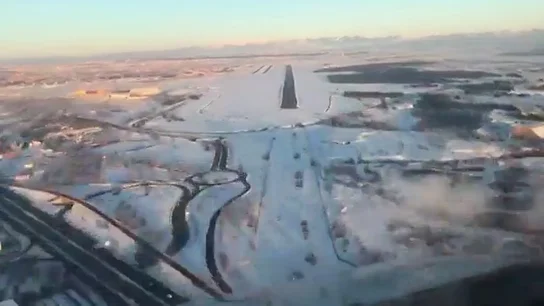 Aterrizaje de un avión en Barajas Aterrizaje avión