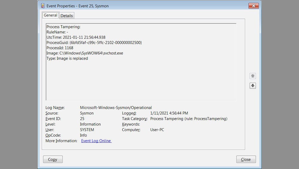 Sysmon 13 para Windows 10.