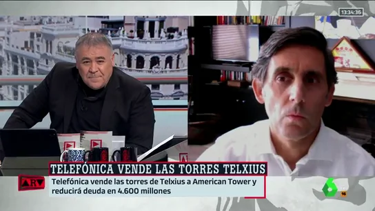 El presidente de Telefónica asegura que la venta de las torres Telxius creará "mucho valor en todo el entorno" El presidente de Telefónica asegura que la venta de las torres Telxius creará "mucho valor en todo el entorno"