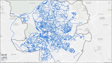 Consulta el mapa de las calles de Madrid que ya están limpias de nieve