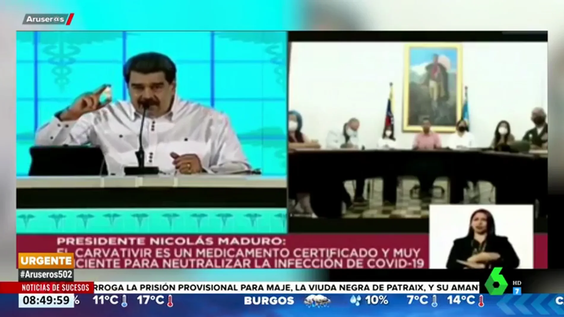 Las "gotitas milagrosas" de Maduro ya no "neutralizan el COVID-19": el presidente matiza y habla de "complemento antiviral"