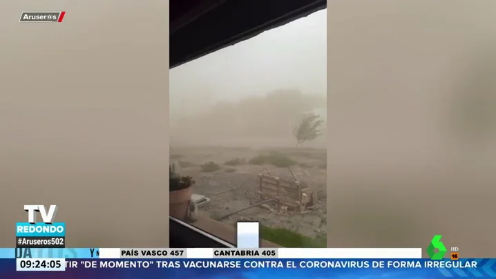 La sorprendente reacción de un niño al presenciar un tornado: "¿Vamos a sobrevivir?"