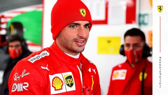 Carlos Sainz en el box Carlos Sainz en el box