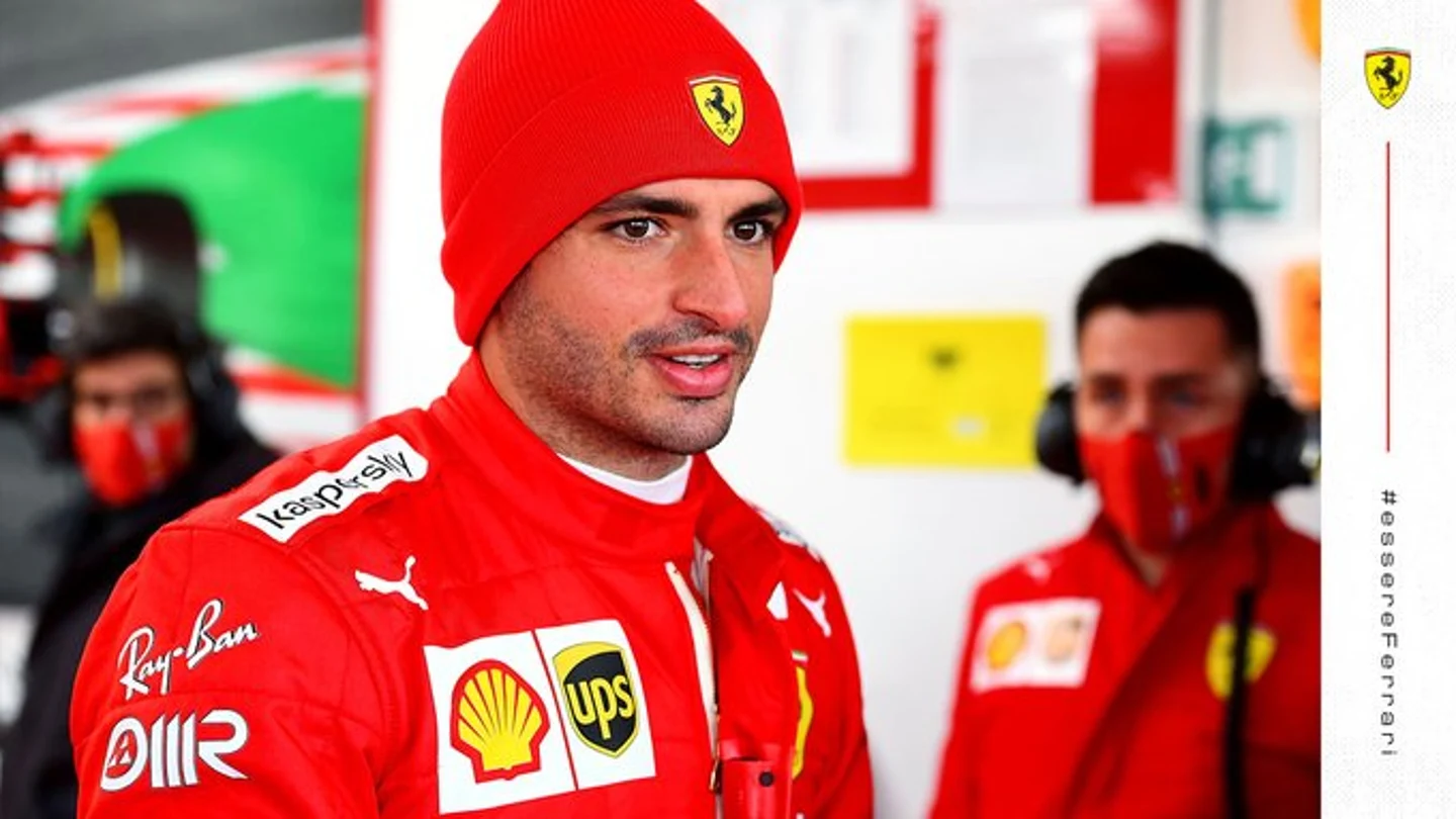 Carlos Sainz en el box Carlos Sainz en el box