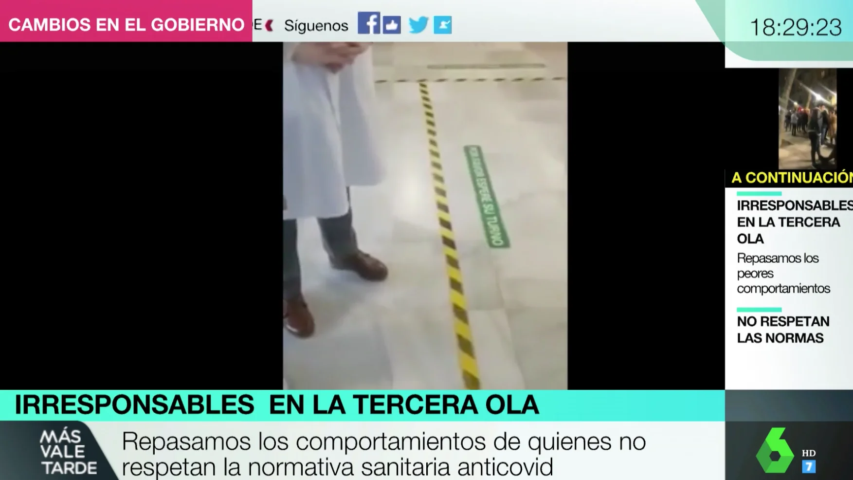 Irresponsables en la tercera ola Irresponsables en la tercera ola