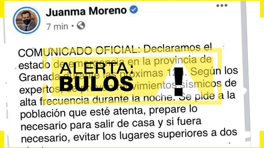 Falso tuit de Juanma Moreno difundido en redes sociales Falso tuit de Juanma Moreno difundido en redes sociales