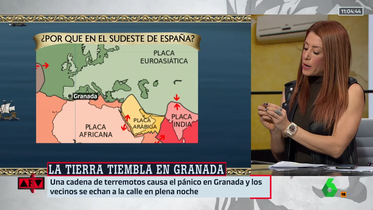 Isabel Zubiaurre, meteoróloga de laSexta, en Al Rojo Vivo Isabel Zubiaurre terremotos