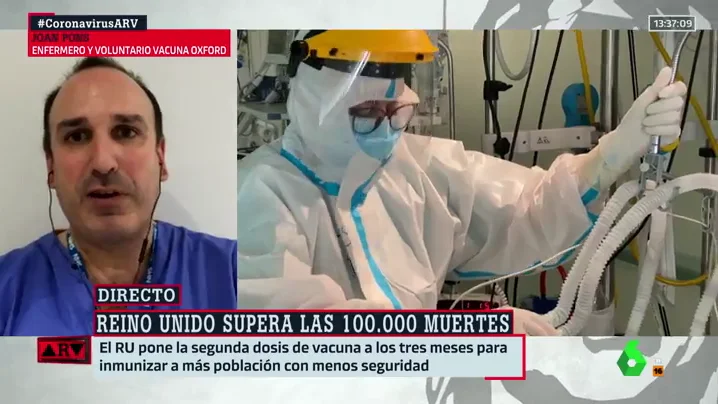 La alerta sobre la cepa británica de Joan Pons, enfermero de UCI: "El tsunami ya está en España, y está arrasando"