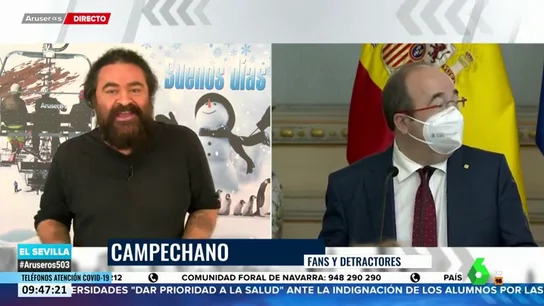 El sorprendente agradecimiento de Miquel Iceta al jurar el cargo recordando a su "tía Rosa Mari" El sorprendente agradecimiento de Miquel Iceta al jurar el cargo recordando a su "tía Rosa Mari"