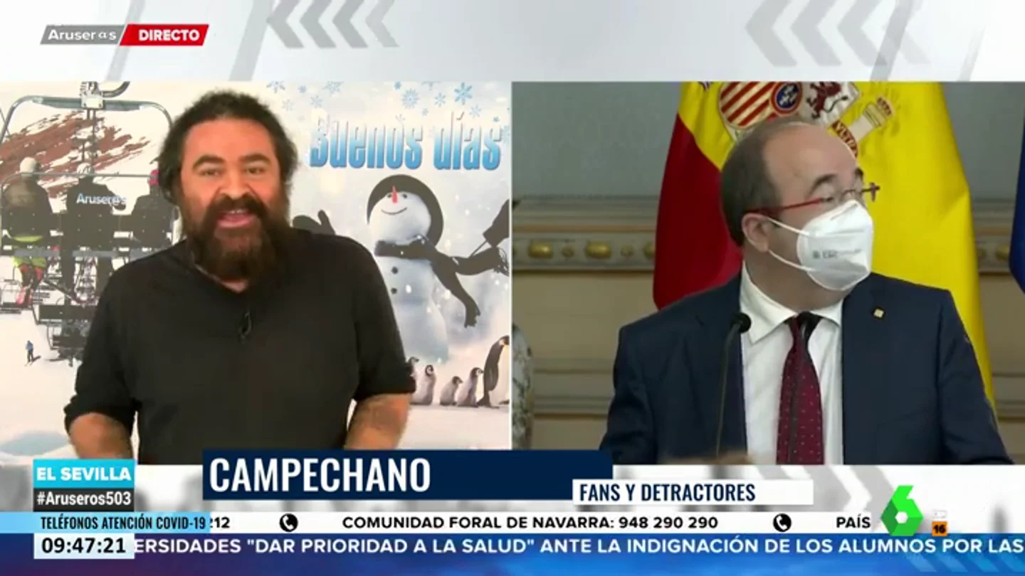El sorprendente agradecimiento de Miquel Iceta al jurar el cargo recordando a su "tía Rosa Mari" El sorprendente agradecimiento de Miquel Iceta al jurar el cargo recordando a su "tía Rosa Mari"
