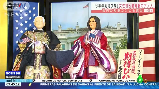 ¿George Bush o Joe Biden?: los muñecos de los nuevos dirigentes de EEUU que generan confusión ¿George Bush o Joe Biden?: los muñecos de los nuevos dirigentes de EEUU que generan confusión