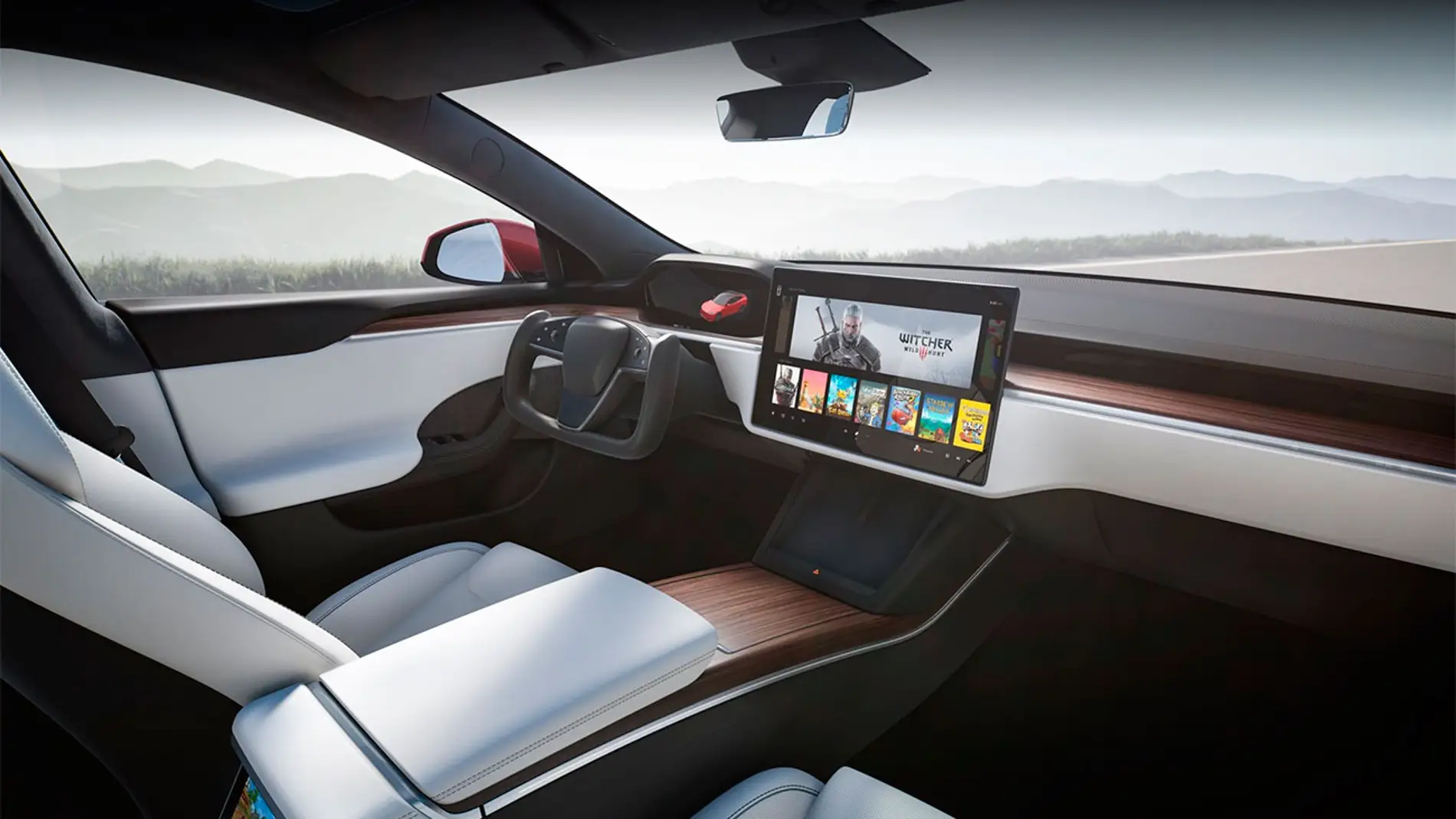 El interior de los Tesla Model S Plaid