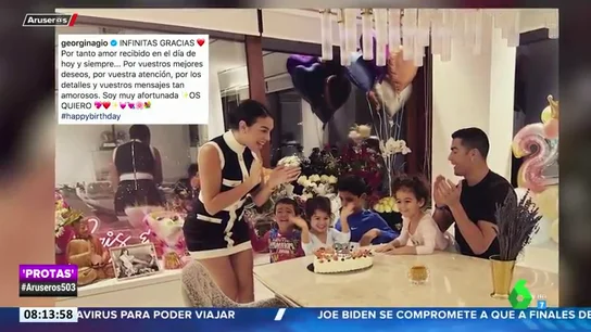 Ramos de flores, globos y cena en familia: las imágenes del cumple de Georgina Rodríguez junto a Cristiano Ronaldo Ramos de flores, globos y cena en familia: las imágenes del cumple de Georgina Rodríguez junto a Cristiano Ronaldo