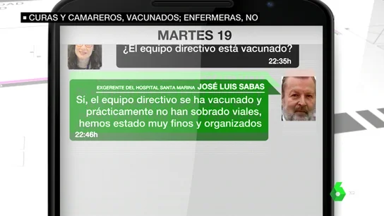Los mensajes del exgerente del hospital vasco Santa Marina conversaciones santa marina