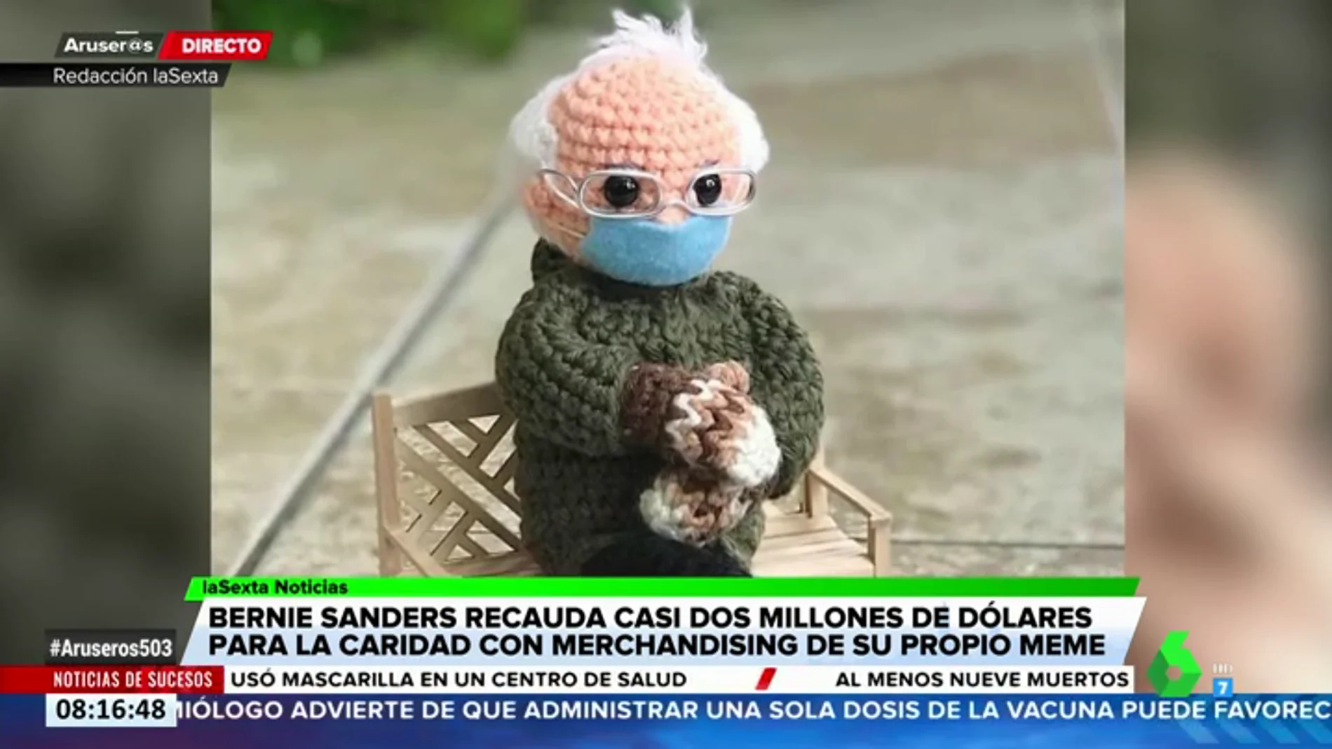 La imagen viral de Bernie Sanders recauda casi dos millones de dólares para fines benéficos