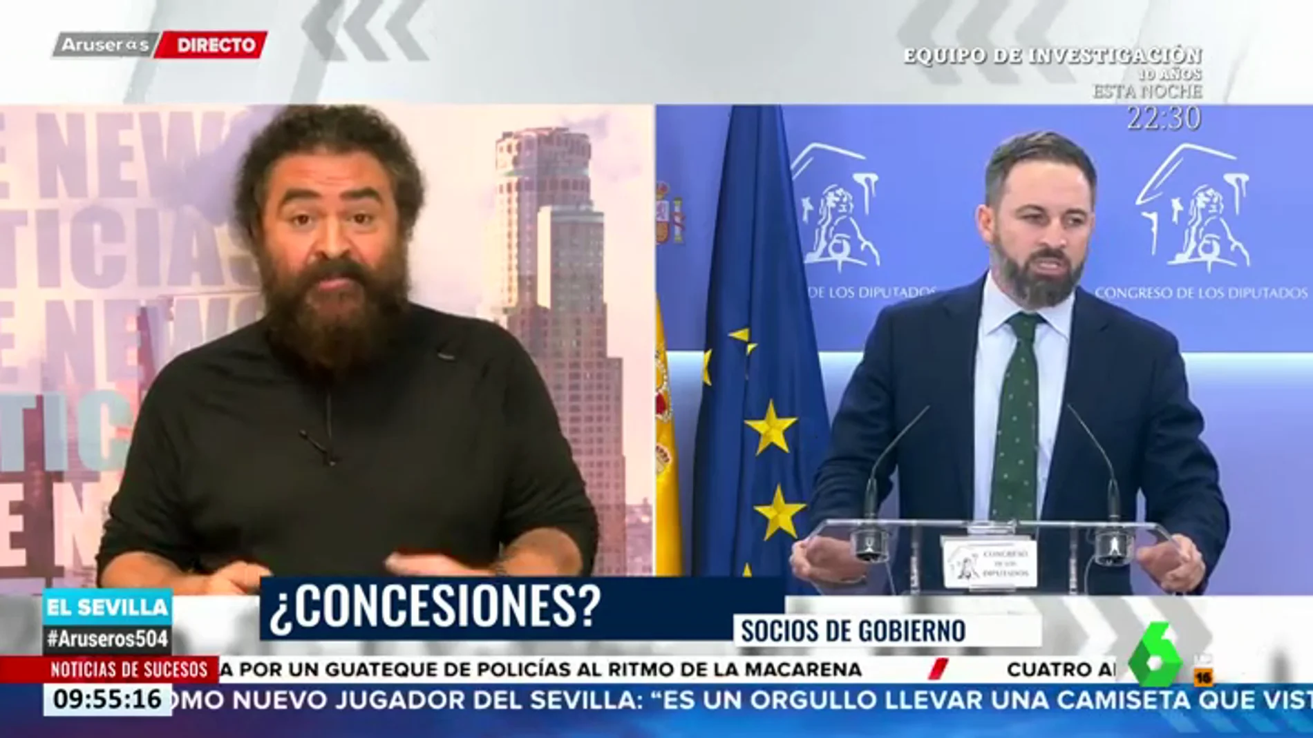 El Sevilla cree que Vox pedirá a Sánchez "beneficios para los cazadores" a cambio de su abstención con los fondos europeos