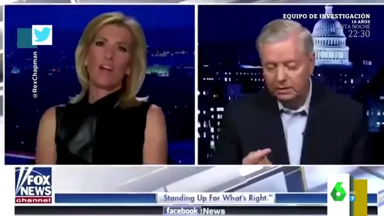 La 'pillada' a un senador republicano "sacándose un moco" cuando entraba en directo en la Fox La 'pillada' a un senador republicano "sacándose un moco" cuando entraba en directo en la Fox