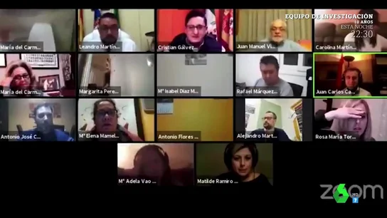 El impactante momento en el que uno de los terremotos de Granada pilla a los concejales de Vegas del Genil en videoconferencia: "¡Por dios!" El impactante momento en el que uno de los terremotos de Granada pilla a los concejales de Vegas del Genil en videoconferencia: "¡Por dios!"