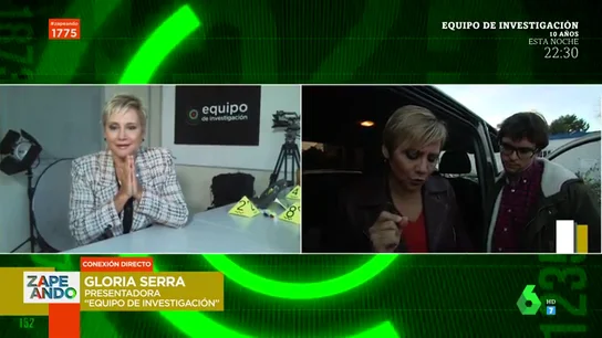 Las imágenes inéditas del ataque de risa de Gloria Serra en un reportaje de Equipo de Investigación Las imágenes inéditas del ataque de risa de Gloria Serra en un reportaje de Equipo de Investigación