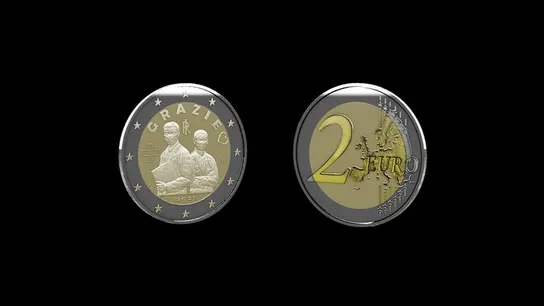Italia acuña una moneda para homenajear a los sanitarios de la pandemia Italia acuña una moneda para homenajear a los sanitarios de la pandemia