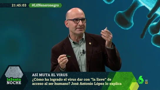 El virólogo José Antonio López te explica en cinco minutos cómo la COVID-19 dio con 'la llave' para entrar en nuestro organismo El virólogo José Antonio López te explica en cinco minutos cómo la COVID-19 dio con 'la llave' para entrar en nuestro organismo