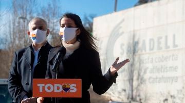 Inés Arrimadas, junto a Carlos Carrizosa