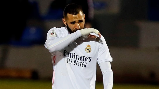 Benzema, con el Real Madrid Benzema, con el Real Madrid