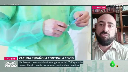 Juan García, investigador de la vacuna española contra el coronavirus Juan García, investigador de la vacuna española contra el coronavirus