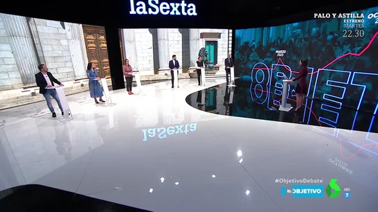 Debate político a seis en El Objetivo Debate político a seis en El Objetivo