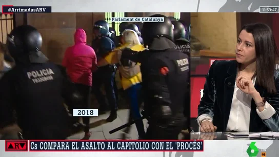 Inés Arrimadas, líder de Ciudadanos, en Al Rojo Vivo Inés Arrimadas ARV
