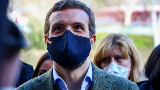 El presidente del Partido Popular, Pablo Casado, en Madrid Pablo Casado