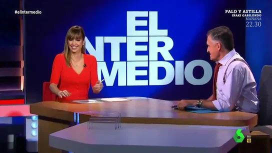 "Por mucho que te maquilles se te nota": la broma de Wyoming a Sandra Sabatés al aparecer en el plató de El Intermedio "Por mucho que te maquilles se te nota": la broma de Wyoming a Sandra Sabatés al aparecer en el plató de El Intermedio