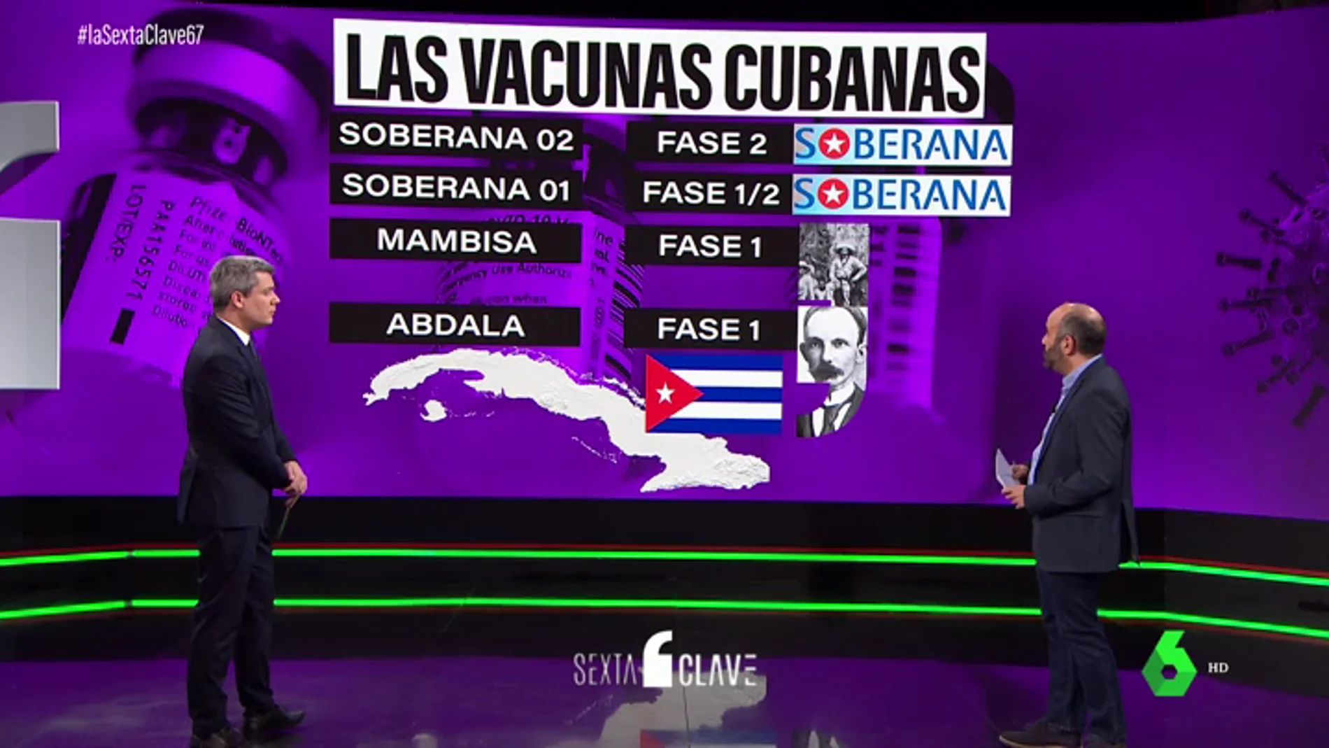 La vacuna Soberana 02, hecha en Cuba: 