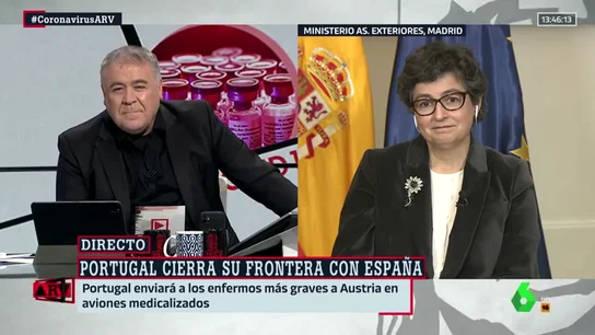 Arancha González Laya, ministra de Exteriores, en ARV Arancha González Laya, ministra de Exteriores, en ARV