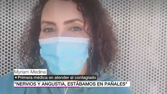 Myriam, la médica que atendió al primer paciente COVID-19 en España: "Estábamos en pañales, actuando con el sentido común" Myriam, la médica que atendió al primer paciente COVID-19 en España: "Estábamos en pañales, actuando con el sentido común"
