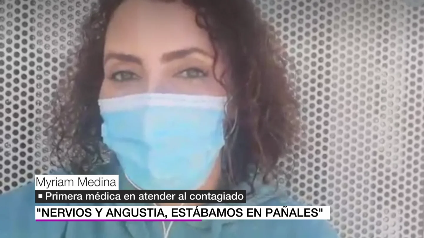 Myriam, la médica que atendió al primer paciente COVID-19 en España: "Estábamos en pañales, actuando con el sentido común" Myriam, la médica que atendió al primer paciente COVID-19 en España: "Estábamos en pañales, actuando con el sentido común"
