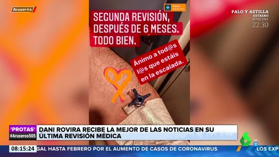 Dani Rovira comparte los resultados de su segunda revisión tras el cáncer: "Después de seis meses, todo bien" Dani Rovira comparte los resultados de su segunda revisión tras el cáncer: "Después de seis meses, todo bien"