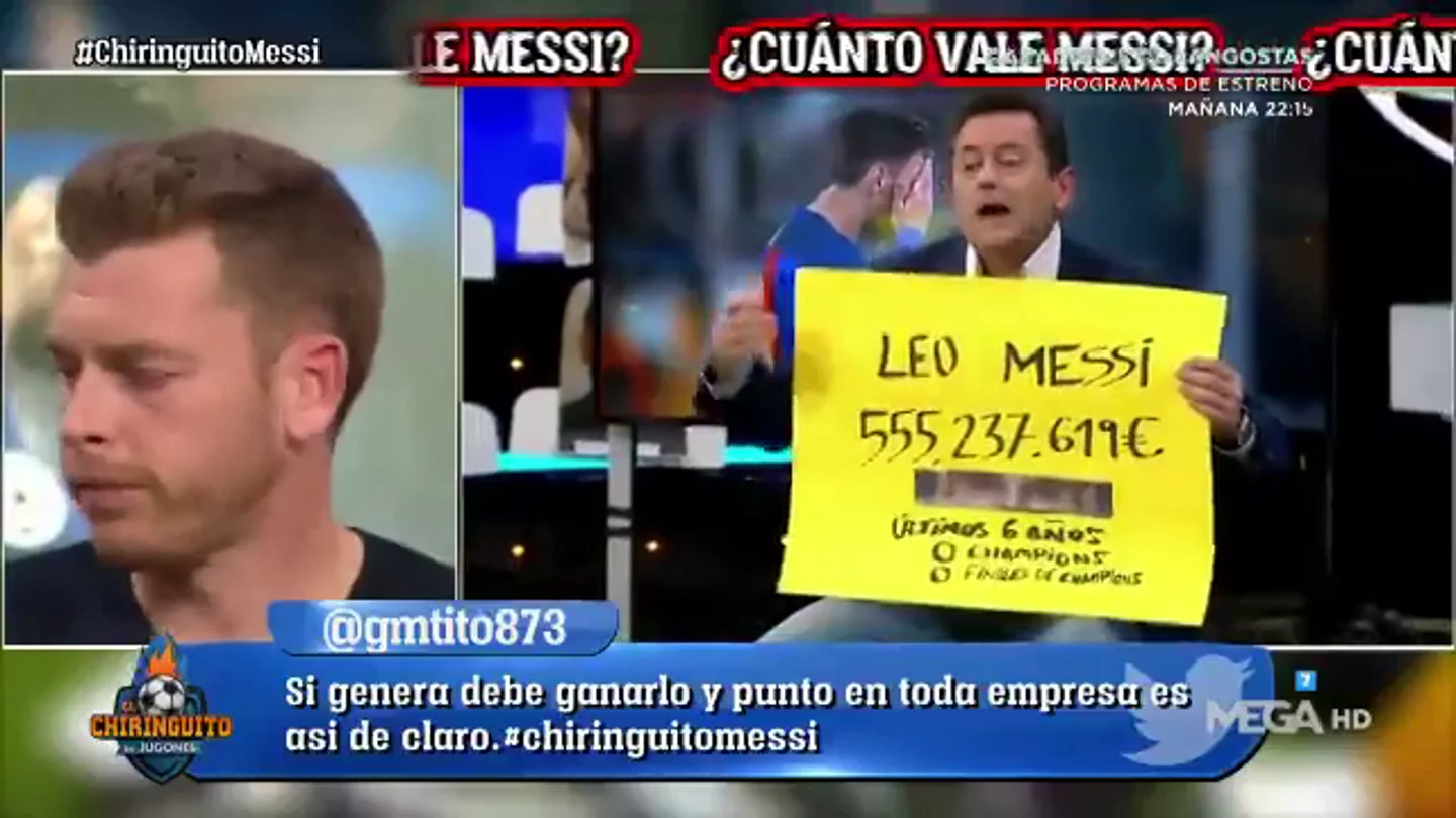 El mensaje de Tomás Roncero sobre el contrato de Messi El mensaje de Tomás Roncero sobre el contrato de Messi