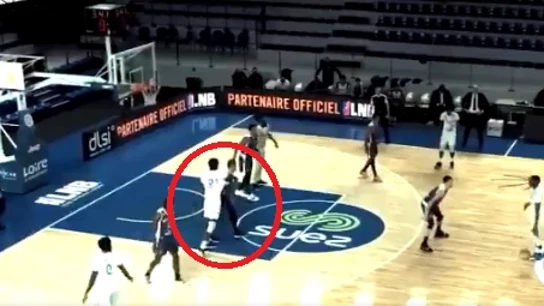 Puñetazo en el baloncesto francés Puñetazo en el baloncesto francés