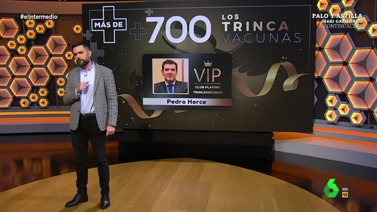 El último caso de 'trincavacunas' que 'fascina' a Dani Mateo: "Pertenece al club platino" El último caso de 'trincavacunas' que 'fascina' a Dani Mateo: "Pertenece al club platino"