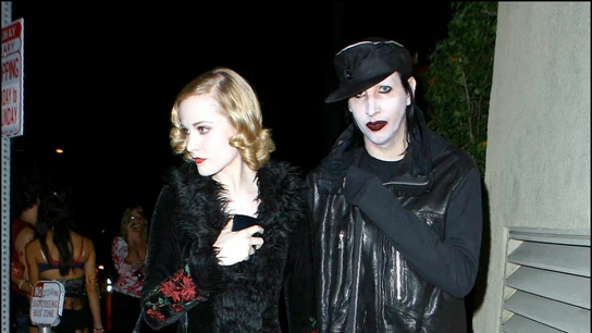 Evan Rachel Wood y Marilyn Manson Evan Rachel Wood y Marilyn Manson