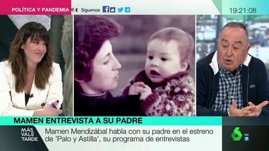 El momento en el que el padre de Mamen Mendizábal le dice en directo qué es lo que más y menos le gusta de ella El momento en el que el padre de Mamen Mendizábal le dice en directo qué es lo que más y menos le gusta de ella