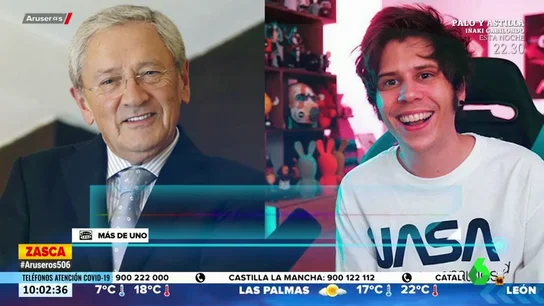Fernando Ónega, a El Rubius tras su marcha a Andorra: "Un catedrático gana el 5% de lo que facturas tú" Fernando Ónega, a El Rubius tras su marcha a Andorra: "Un catedrático gana el 5% de lo que facturas tú"