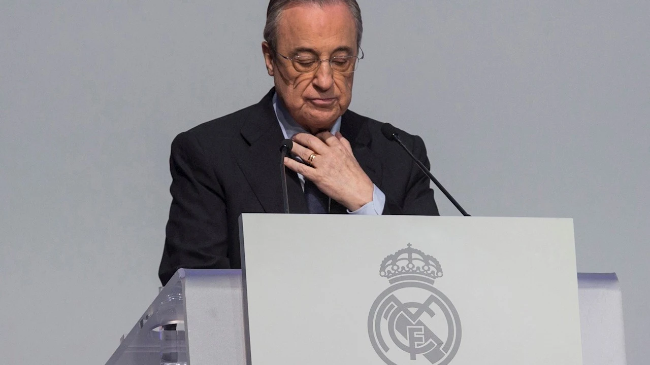 El presidente del Real Madrid, Florentino Pérez, en una imagen de archivo